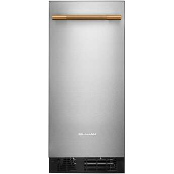 KitchenAid 15 Inch Automatic Clear Ice Maker With 25 Lb Capacity and Built-In Drain Pump: Stainless Steel — thumbnail 13